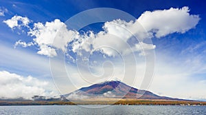 Mt.Fuji with Lake Yamanaka, Japan