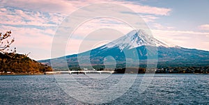 Mt.Fuji in the morning  , Yamanashi , Japan