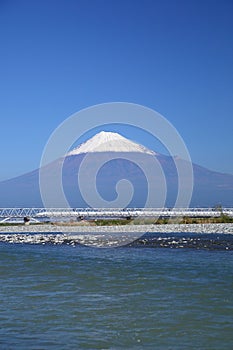 Mt. Fuji and Shinkansen