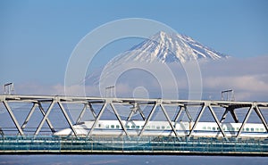 Mt Fuji and Tokaido Shinkansen