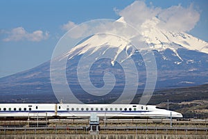 Mt Fuji and Tokaido Shinkansen