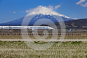 Mt Fuji and Tokaido Shinkansen