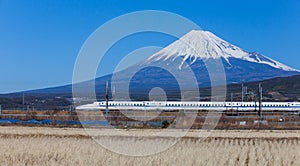 Mt Fuji and Tokaido Shinkansen