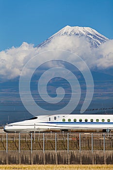 Mt Fuji and Tokaido Shinkansen