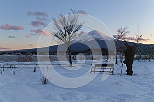 Mt.Fuji in winter, Japan