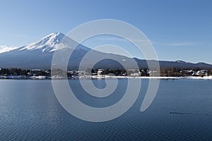 Mt.Fuji in winter, Japan