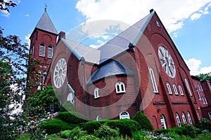 Mt Holyoke College campus buidling photo