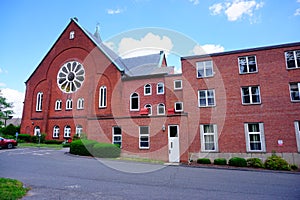 Mt Holyoke College campus building