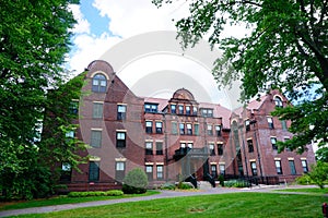 Mt Holyoke College campus building