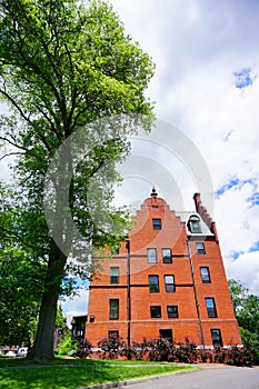 Mt Holyoke College campus building