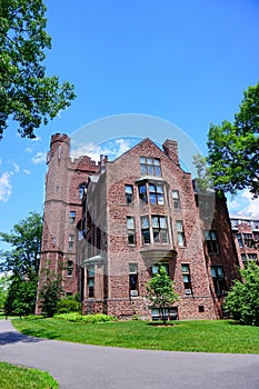 Mt Holyoke College campus building