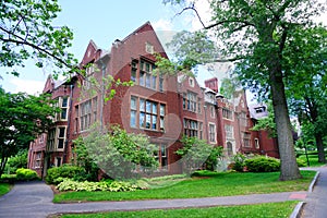 Mt Holyoke College campus building