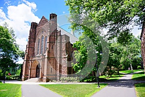 Mt Holyoke College campus building