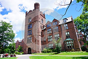 Mt Holyoke College campus landscape photo