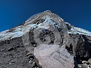 Mt Hood and Eliot Glacier