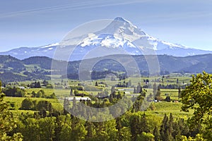 Mt. Hood and Hood River Valley Oregon.