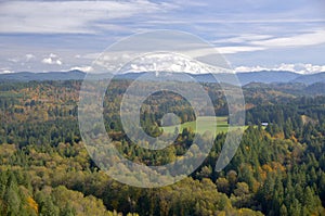 Mt. Hood from Jonsrud Viewpoint Sandy Oregon.