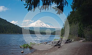 Mt Hood Reflection at Trillium Lake