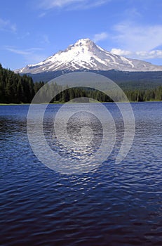 Mt. Hood & Trillium lake, Oregon. photo