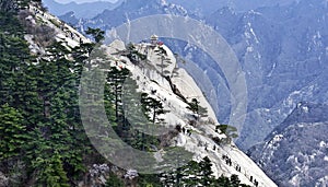 Mt. Huashan in Shaanxi Province photo