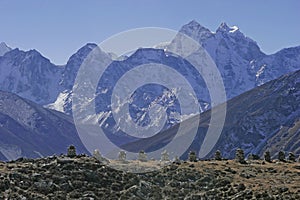 Mt. Kangtega in Nepal photo