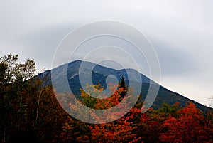 Mt Katahdin in Fall color