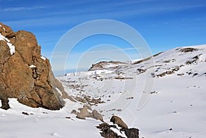 Mt Kilimanjaro top. Tanzania, Africa