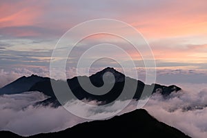 Mt.Kitadake is the second highest mountain in Japan in the Southern Alps of Yamanashi Prefecture