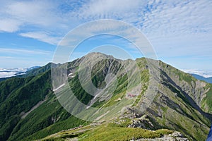 Mt.Kitadake is the second highest mountain in Japan in the Southern Alps of Yamanashi Prefecture