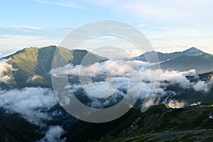 Mt.Kitadake View ( the second highest mountain in Japan in the Southern Alps of Yamanashi Prefecture)