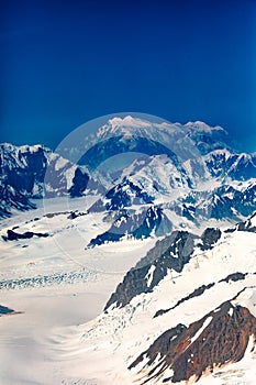 Mt Logan highest peak in Canada Kluane NP Yukon