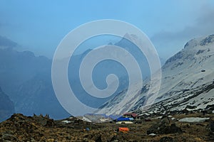 Mt Machapuchare view in Nepal