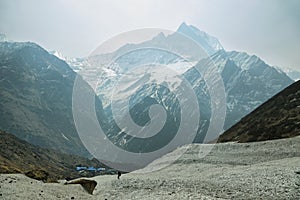 Mt Machapuchare view in Nepal