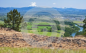 Mt McLoughlin Volcano from the Table Rocks in Oregon photo