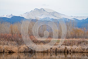 Mt. Meeker in the back of a lake in Colorado