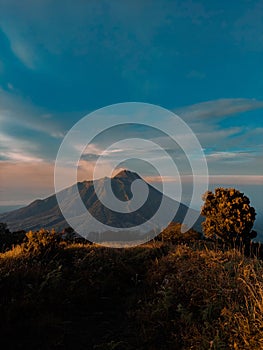 Mt Merapi view from Mt Merbabu