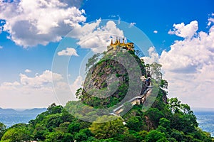 Mt. Popa in Myanmar