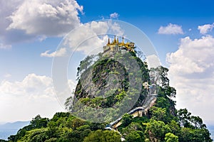 Mt. Popa in Myanmar