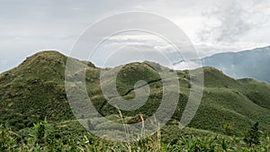 Mt. Qixing main peak in Yangmingshan National Park, Taiwan.