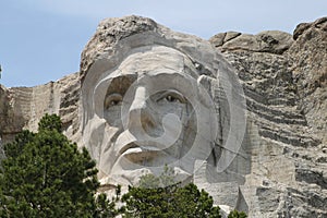 Mt. Rushmore Close Up Lincoln