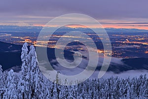 Mt Seymour Winter Sunrise