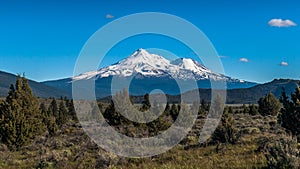 Mt Shasta volcano