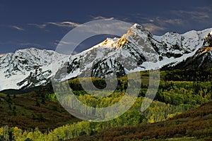 Mt. Sneffels in Fall color and