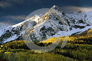 Mt. Sneffels in Fall color and