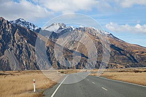 Mt Tasman valleys New Zealand photo