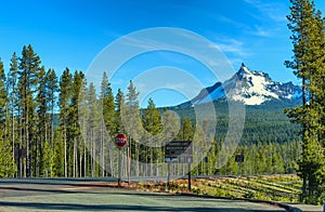 Mt. Thielsen in Oregon Cascade Range