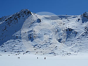 Mt tongariro climbers