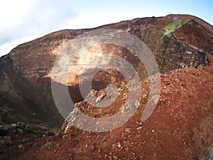 Mt. Vesuvius in Campania Italy - travel to Naples region