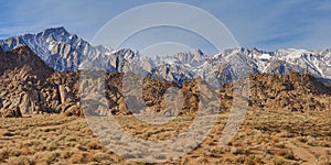 Mt Whitney and the Alabama Hills photo