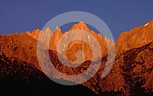 Mt.Whitney at dawn